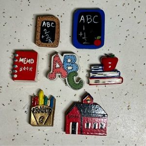 back to school vintage button cover lot perfect for teacher!